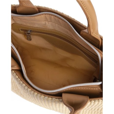 Bolso Capazo Rafia Camel Bolso Capazo Rafia Camel