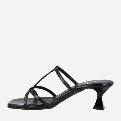 Sandalia Ghara Negro Sandalia Ghara Negro