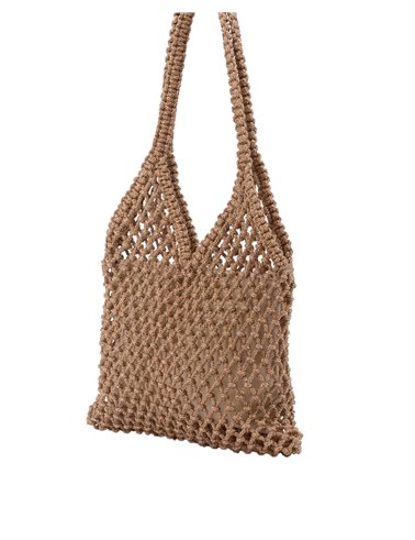 Bolso Tote Metal Arlene Cobre
