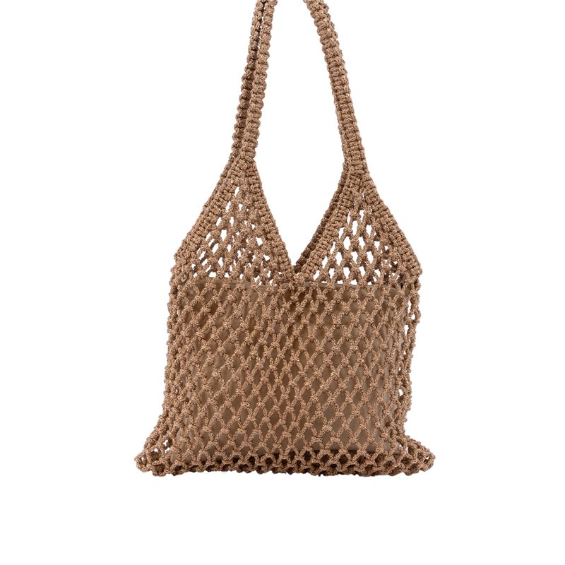 Bolso Tote Metal Arlene Cobre Bolso Tote Metal Arlene Cobre