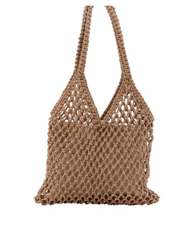 Bolso Tote Metal Arlene Cobre