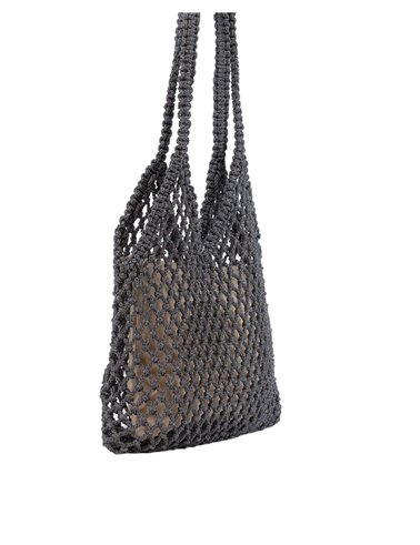 Bolso Tote Metal Arlene Negro