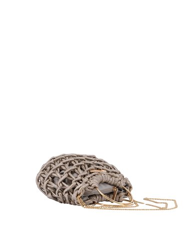 Bolso Clutch Metal Eloise Plata