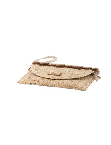 Bolso Clutch Greta Natural
