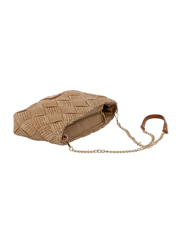 Bolso Clutch Zhoe Camel