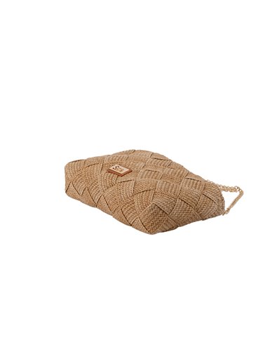 Bolso Clutch Zhoe Camel