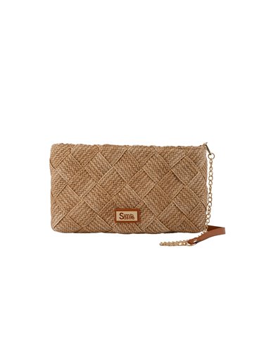Bolso Clutch Zhoe Camel