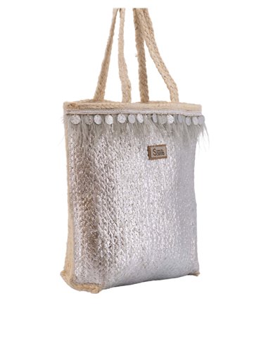 Bolso Shopper Berta Plata