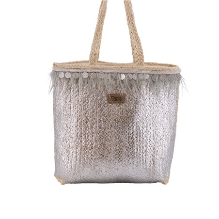 Bolso Shopper Berta Plata