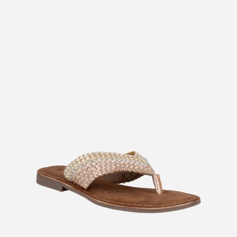 Sandalia Bonao Oro Sandalia Bonao Oro