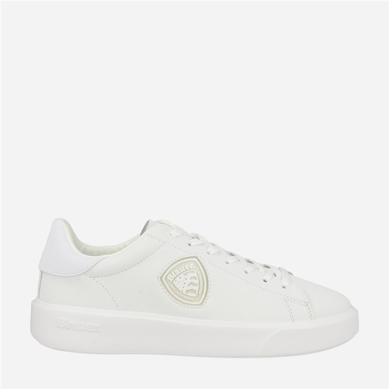 Sneaker Buck07 Lea Blanco