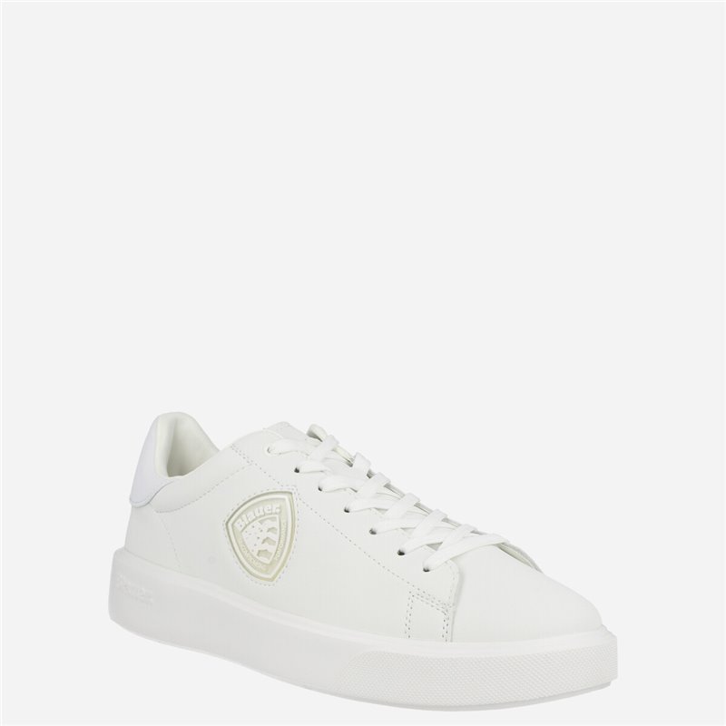 Sneaker Buck07 Lea Blanco