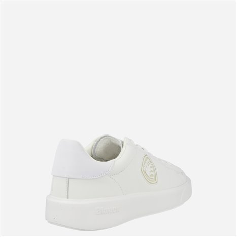 Sneaker Buck07 Lea Blanco