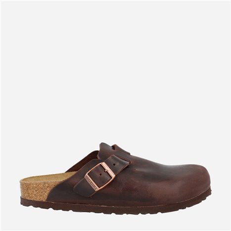 Zueco Boston Leather Oiled Marrón