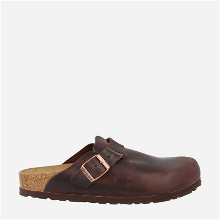 Zueco Boston Leather Oiled Marrón