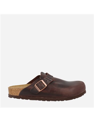Zueco Boston Leather Oiled Marrón