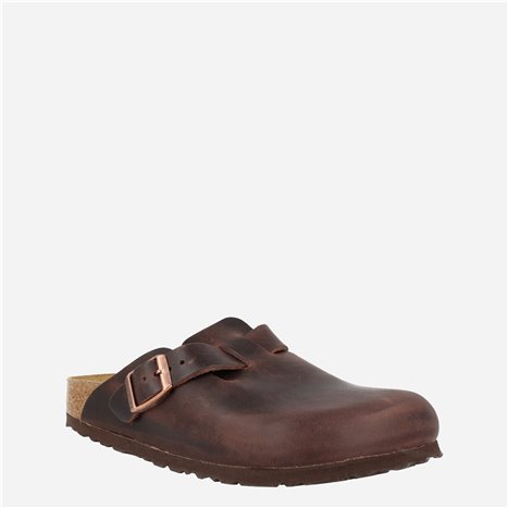 Zueco Boston Leather Oiled Marrón