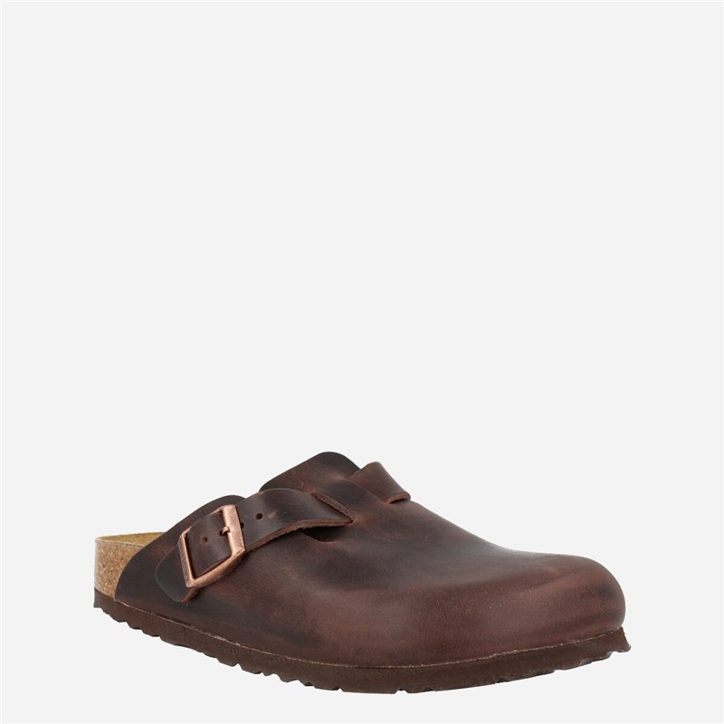 Zueco Boston Leather Oiled Marrón