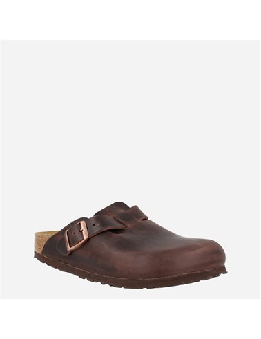 Zueco Boston Leather Oiled Marrón
