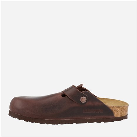 Zueco Boston Leather Oiled Marrón