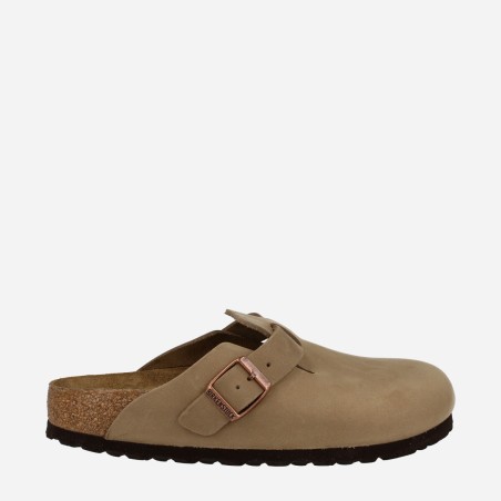 Zueco Boston Leather Oiled Taupe
