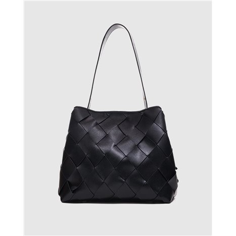 Bolso Chiara Braided Negro