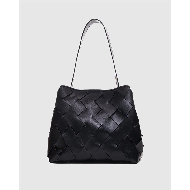 Bolso Chiara Braided Negro
