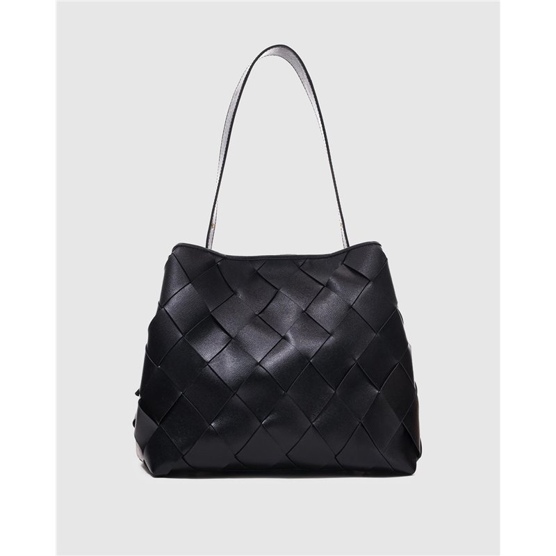 Bolso Chiara Braided Negro