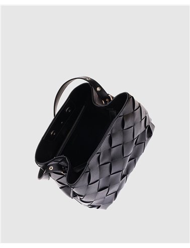 Bolso Chiara Braided Negro