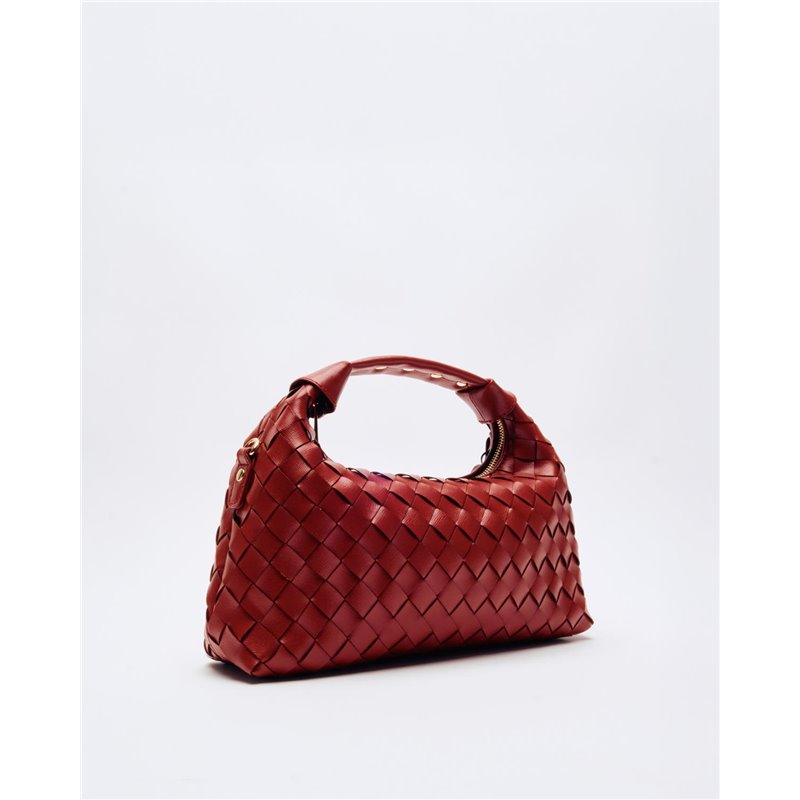 Bolso Dandy Braided Granate