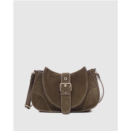 Bolso Maria Stitch Kaki