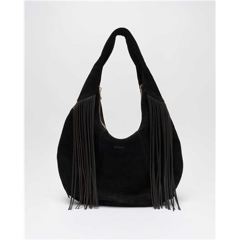 Bolso Gabi Suede Negro