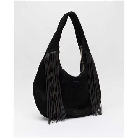 Bolso Gabi Suede Negro Bolso Gabi Suede Negro