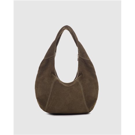 Bolso Gabi Suede Kaki