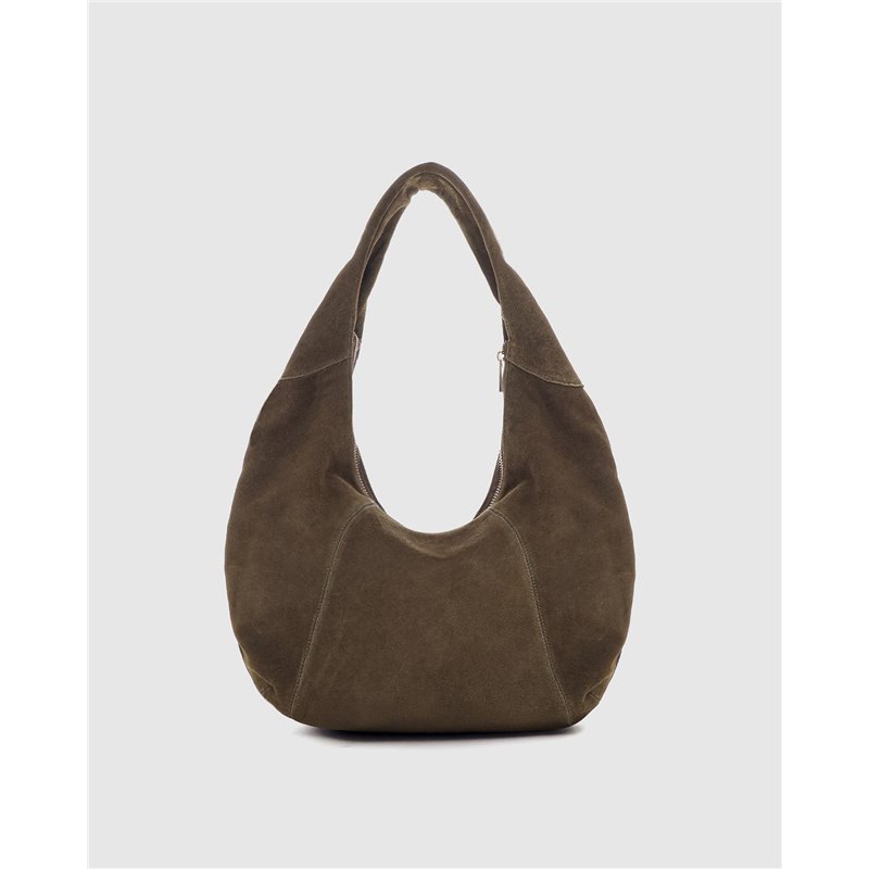 Bolso Gabi Suede Kaki
