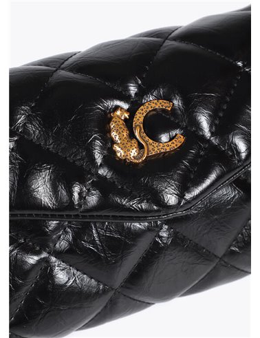 Bolso Cartera Quilted Negro