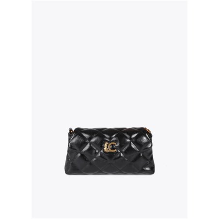Bolso Cartera Quilted Negro