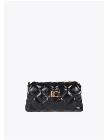 Bolso Cartera Quilted Negro