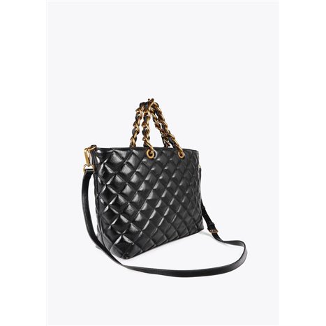 Bolso Shopper Quilted Negro