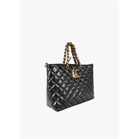 Bolso Shopper Quilted Negro