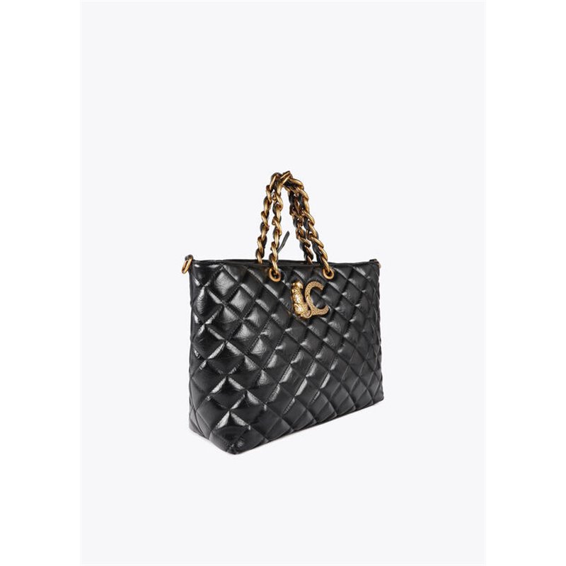 Bolso Shopper Quilted Negro