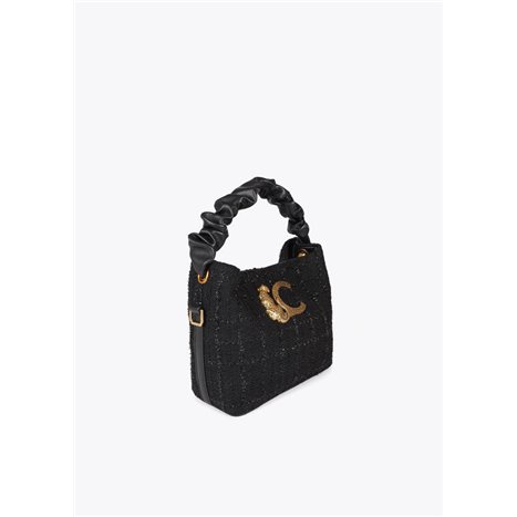 Bolso Mini Tweed Negro