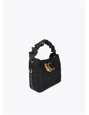 Bolso Mini Tweed Negro
