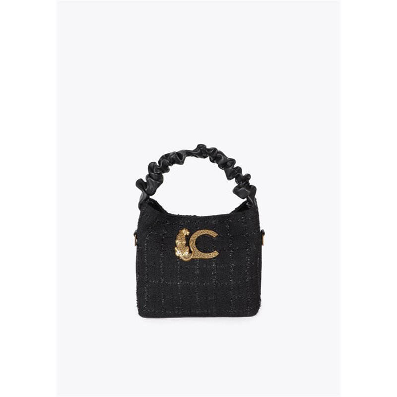 Bolso Mini Tweed Negro