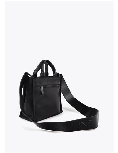 Bolso Bandolera Nylon Negro