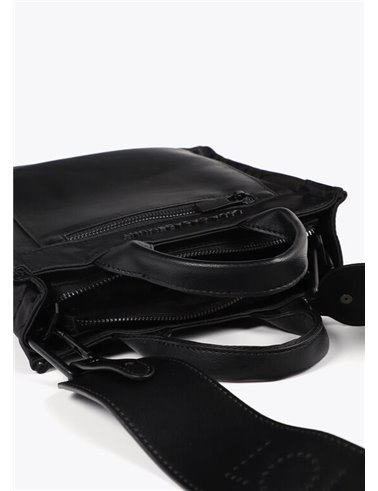 Bolso Bandolera Nylon Negro