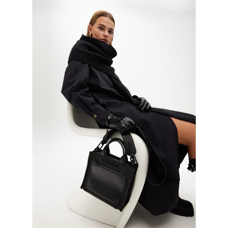 Bolso Bandolera Nylon Negro