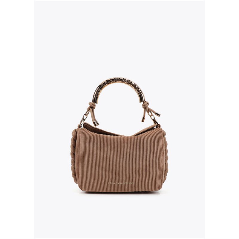 Bolso Bandolera Metal Beig