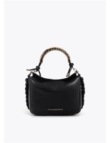 Bolso Bandolera Metal Negro
