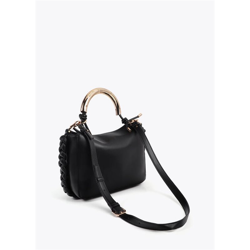 Bolso Bandolera Metal Negro
